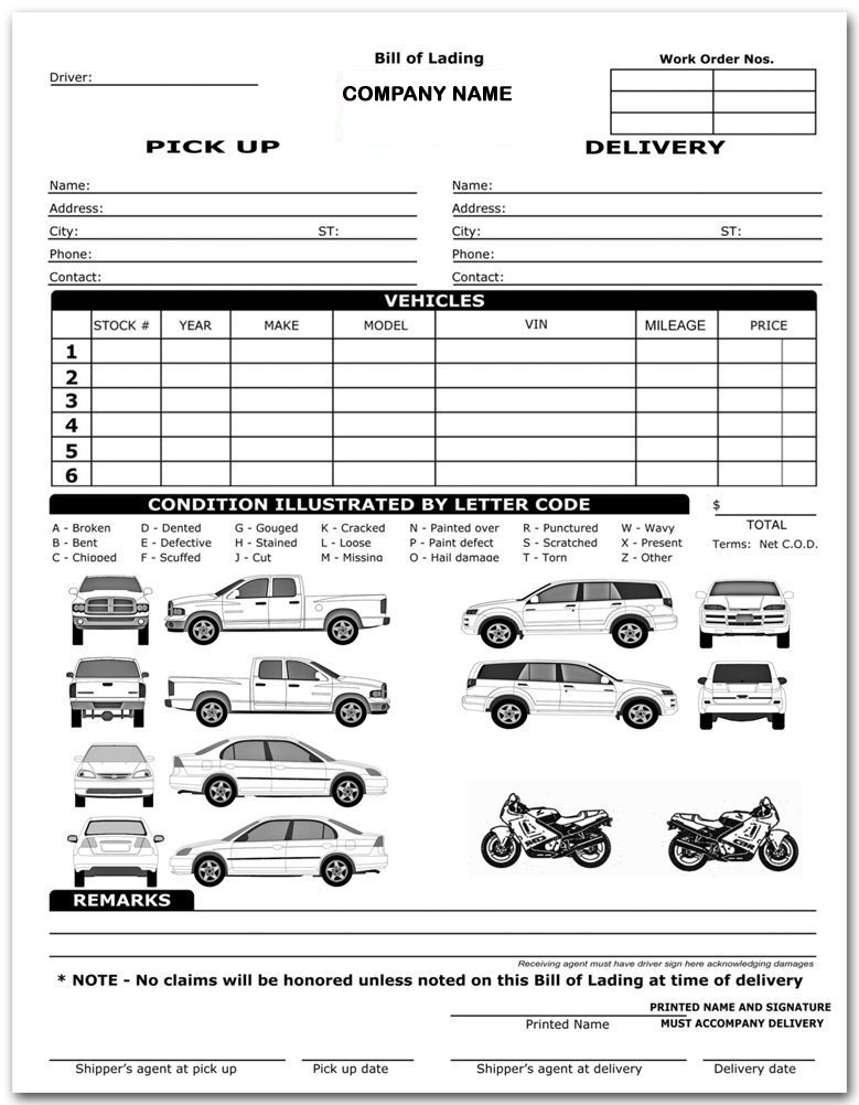 car-hauler-bol-template